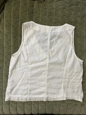 Madewell Linen Vest thumbnail 3