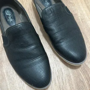 EUROSOFFT x SOFFT | Faux Leather Black Vernelle Slip-on Comfort‎ Loafers, 10M thumbnail 3