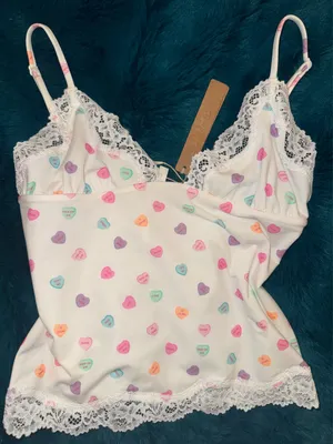 SKIMS Lace Fits Everybody Triangle Cami🩵 thumbnail 2