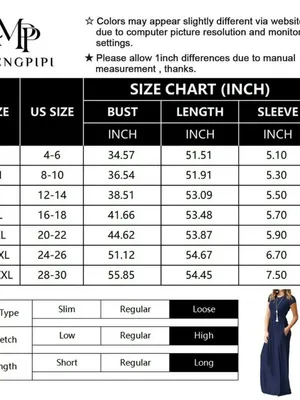 Women's Navy Blue Short Sleeve Maxi Dress with Pockets thumbnail 3