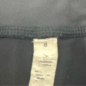 lululemon Align™ Super-High-Rise Wide Leg Crop 23" Black size 8‎ thumbnail 3