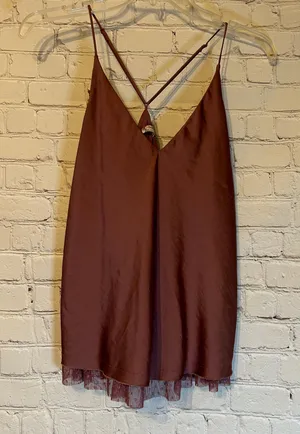 Free People NWOT Intimately Mauve Camisole, S thumbnail 1