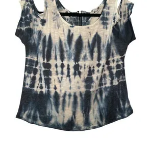 Speechless Tie-Dye Cold Shoulder Top thumbnail 1