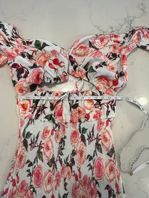Sau Lee Saulee New Tags “Betty” Floral Punk Dress Mini Ruffle thumbnail 8