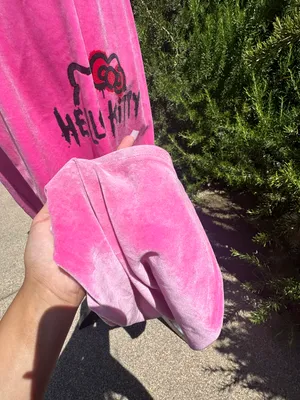 Hello Kitty ✨ velour track pants thumbnail 3