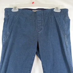 Free People Penny Pull On Flare Jeans Dark Wash Blue Denim Size 30x33 Bohemian thumbnail 10