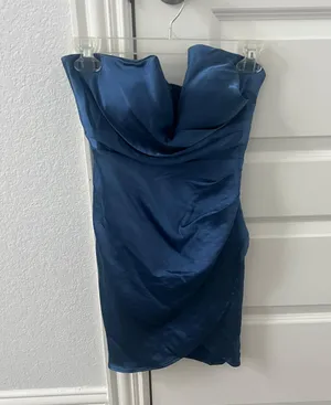 Saints + Secrets Blue Dress thumbnail 1