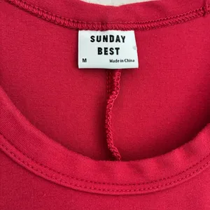 Sunday‎ Best Aritzia Red Ribbed Racerback Bodycon Mini Dress M thumbnail 4