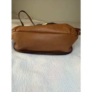Lauren Ralph Lauren Leather Saddle Crossbody Handbag Purse thumbnail 7