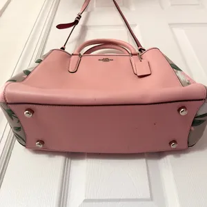 Coach F25868 Margot Caryall Pink Multi Camo Rose Floral Print Satchel Crossbody thumbnail 7