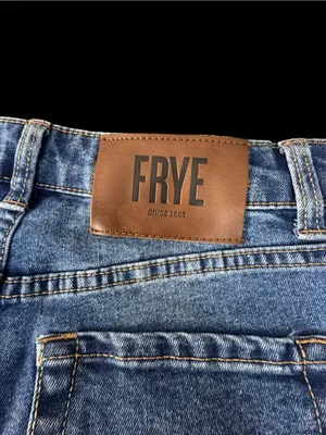 Frye Women's Straight-Leg Blue Denim Jeans thumbnail 7