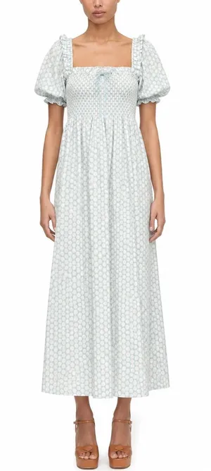 Hill House Home Sabrina Dress Plaid Midi dress, L thumbnail 1