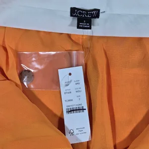J. Crew Straight-Leg Essential Pant Luster Crepe Warm Sunflower BT428 Yellow 2‎ thumbnail 7