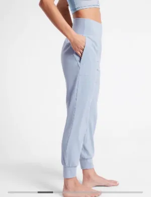 Athleta Light Blue Salutation Joggers thumbnail 3