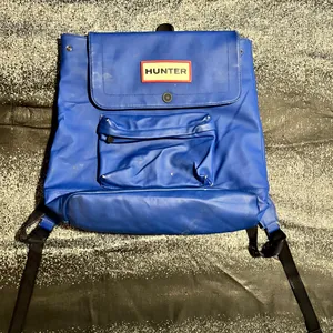 Unisex Hunter for Target Electric Blue Large Rubberized Backpack thumbnail 1