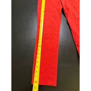 Banana Republic Sloan Red Slim Fit Ankle Pants Womens Size 4 Cotton Blend thumbnail 2