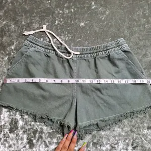 Aerie Drawstring‎ Green Shorts thumbnail 5