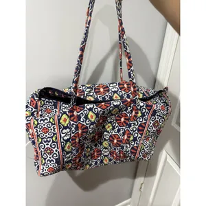 Vera‎ Bradley Womens Sun Valley Pattern Travel Duffel Bag Multicolor READ thumbnail 2