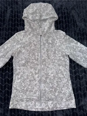 Lululemon Hooded‎ Define Jacket Nulu Hideaway Camo Starlight Size 10 thumbnail 2