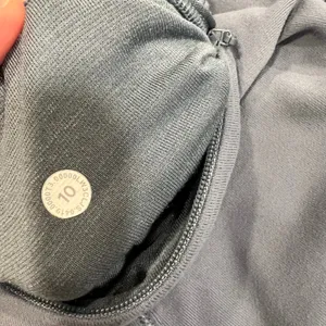 Lululemon Warm Stabilizer 1/2 Zip Hoodie 10 women blue charcoal thumbnail 6
