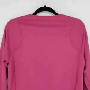 Patagonia Women's Pink Long Sleeve Shirt Size Lage‎ Base Layer Outdoor Hiking thumbnail 10