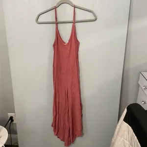 Audrey 3+1 Women Jumpsuit Terracotta Gauze Wide Leg Strappy Small thumbnail 2