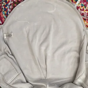 Free People Ruby Light Gray Cozy Fleece Button Up Classic Preppy Boho Shacket thumbnail 7