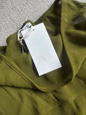 Zara Olive Maxi Skirt thumbnail 3