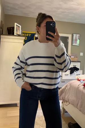 Hollister Striped Sweater thumbnail 1