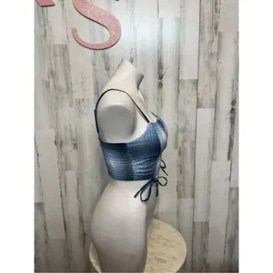 Aeropostal blue crop top size XS thumbnail 4