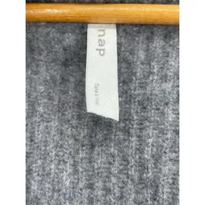 Nap 100% Gray Cashmere Open Front Cardigan‎ Size S Cozycore Soft Casual thumbnail 3
