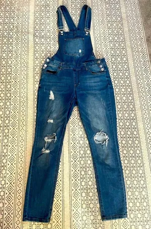 Denim overalls sz 11 thumbnail 1