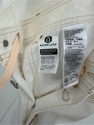 LEVI’S Sleeveless Jumpsuit White Denim M thumbnail 6