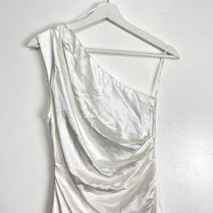 ELLIATT Cassini One-Shoulder Dress in Ivory Size X-Small thumbnail 5