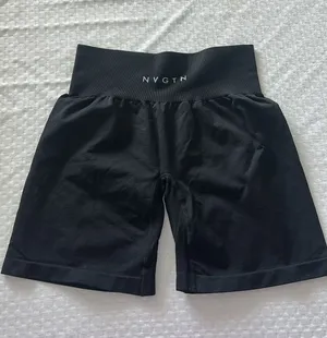 NVGTN Black Biker Shorts thumbnail 1