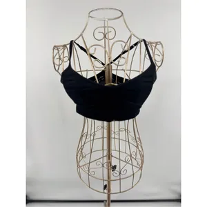 Victoria’s Secret Pink Crocheted Black Bralette Bra Womens Size Medium thumbnail 2
