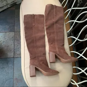 Madewell The Jimi Over-the-Knee Suede Boot in Brown Size 11‎ thumbnail 3