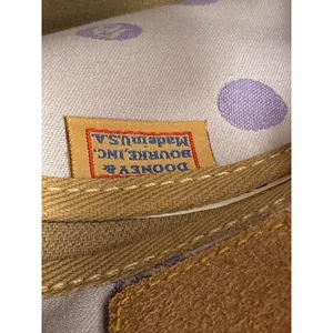 Dooney & Bourke Purple Small Tulip Tassel Polka‎ Dot Purse Handbag Chic Cute Y2K thumbnail 6