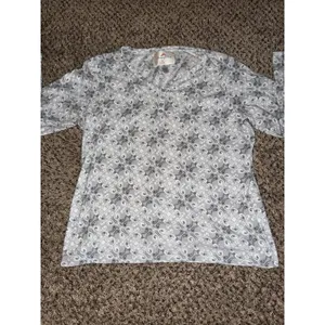 Goodnight Kiss Women's Gray Thermal 2pc Pajama Set Size‎ XL thumbnail 3