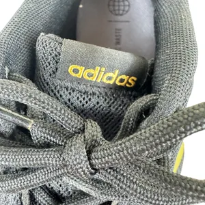 Adidas Black Gold 3 Stripe‎ QT Racer 2.0 Light Lace Up Tennis Shoes Athletic 8.5 thumbnail 6