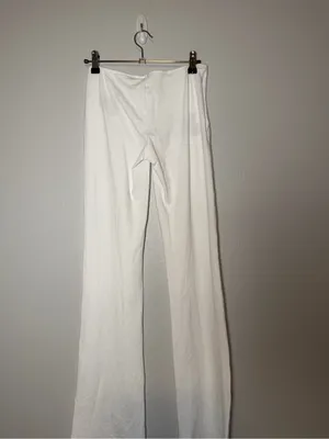 Skims cotton Jersey heart leggings white. NWT thumbnail 6