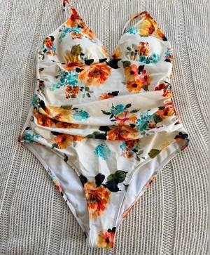 Cupshe Floral One Piece Swimsuit. thumbnail 1