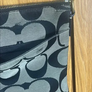 Coach Black and White Signature Crossbody Bag thumbnail 2