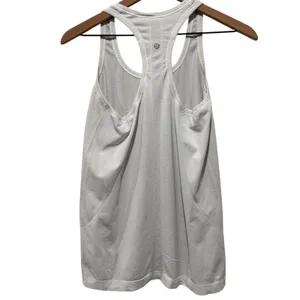 Lululemon Swiftly Tech Racerback Tank Top Womens Sz 8 White Athletic Gym Workout thumbnail 2