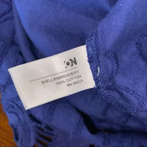 Old Navy Eyelet Blue Dress Women’s XS thumbnail 6