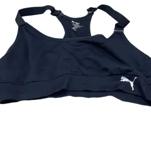 Puma size Medium black sport bra thumbnail 2