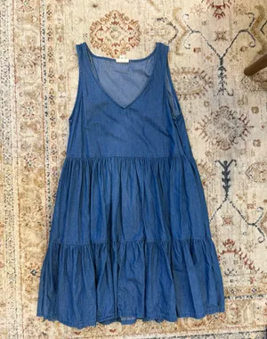 ana dress blue thumbnail 1