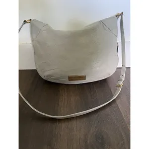 Marc Jacobs Expandable"Washed Up" Messenger Hobo Crossbody Bag Grey Leather thumbnail 11