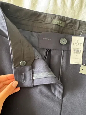 Loft Navy Dress Pants thumbnail 4