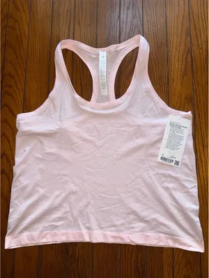 Lululemon Swiftly Tech Scoopneck Tank 2.0 Race Pink Pearl Size 14 NWT thumbnail 2